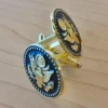 Black And Gold Great Seal Cufflinks