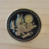 Black Gold Great Seal Lapel Pin