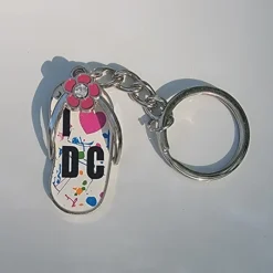 I Love DC Keychain