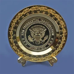 57th Presidential Inauguration Commemorative Gold Plate