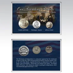 Our Founding Fathers 3 Coin Collection