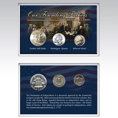 Our Founding Fathers 3 Coin Collection 1 Our Founding Fathers 3 Coin Collection