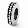 Sterling Silver Reflections Notched Spacer Bead