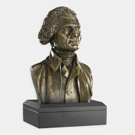 Thomas Jefferson 6" Bronze Bust 1 Thomas Jefferson 6" Bronze Bust