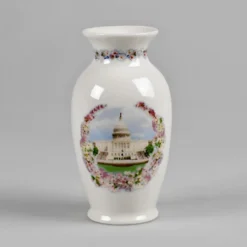 U.S. Capitol Cherry Blossom Porcelain Vase