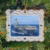 USS Gerald R Ford Aircraft Carrier Holiday Ornament